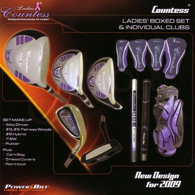 Powerbilt Lady Countess Full Set in Standard Length ( PowerBilt Golf ) รูปที่ 3