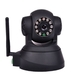 รูปย่อ Wireless IP Pan/Tilt/ Night Vision Internet Surveillance Camera Built-in Microphone With Phone remote monitoring support(Black) ( CCTV ) รูปที่1