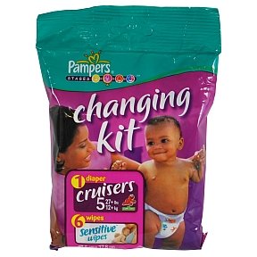 Pampers Crusiers Changing Kit - Size 5 (box of10) รูปที่ 1