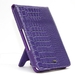 รูปย่อ JAVOedge Purple Croc Flip Style Case for the Amazon Kindle 2 (2nd Gen) รูปที่1