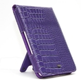 JAVOedge Purple Croc Flip Style Case for the Amazon Kindle 2 (2nd Gen)