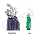 รูปย่อ Adams Lady A7 OS Keri Sport 14-Pieces Royal Blues Full Set ( Adams Golf ) รูปที่3