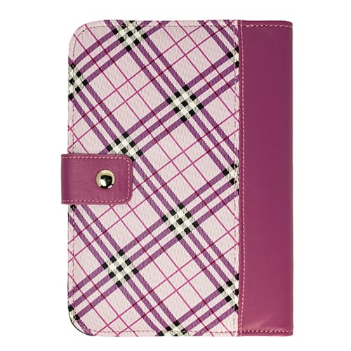 Amazon Kindle Leather Cover, Unique Purple Design with Black Graphite Accent ( Kindle 3G , 3G + Wifi , Wifi Only ) + Compatible Kindle Earbud Earphones with Microphone + Vangoddy Live * Laugh * Love Wrist Band!!! (Kindle E book reader) รูปที่ 6