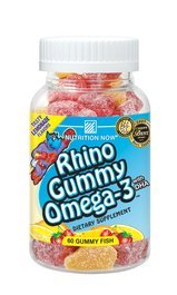 Nutrition Now - Rhino Chewy Omega 3, 60 gummies รูปที่ 1