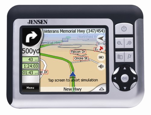 Jensen NVX230W 3.5 Inches Portable GPS Navigator รูปที่ 1
