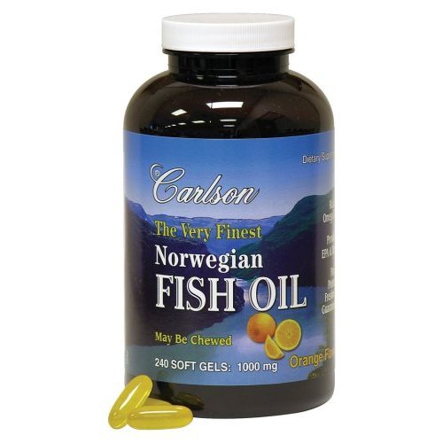 Carlson Laboratories - Very Finest Fish Oil Orange, 240 softgels รูปที่ 1