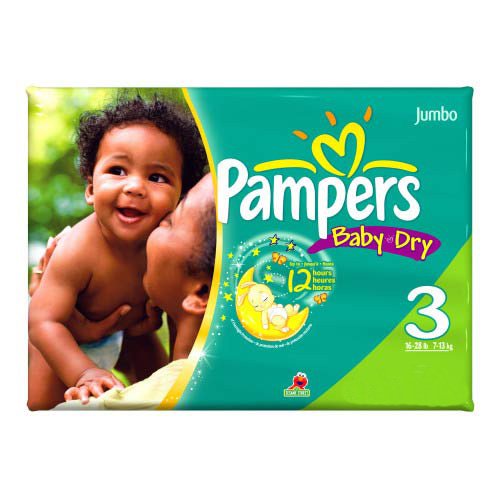Pampers Size # 3 Baby Unisex 36-Count Package รูปที่ 1