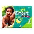 Pampers Size # 3 Baby Unisex 36-Count Package