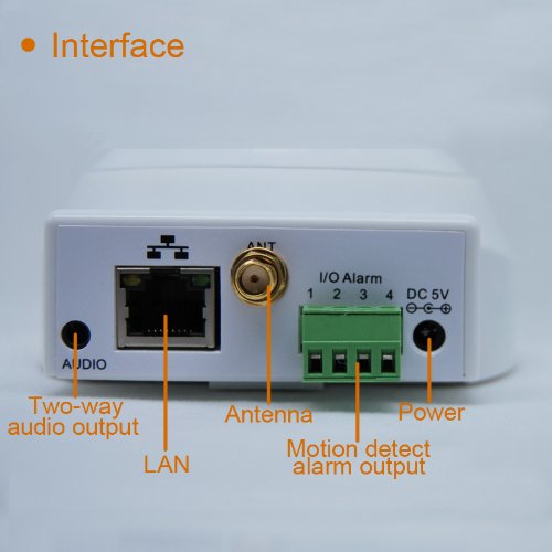 Genuine FOSCAM wireless white IP camera Pan 270° Tilt 120° MJPEG Night Vision 2 way audio ( CCTV ) รูปที่ 5