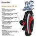 รูปย่อ Powerbilt Dynasty Varsity Full Set (Driver, FW, #4 Hybrid, #5-Iron thru PW, Putter, Stand Bag) ( PowerBilt Golf ) รูปที่3