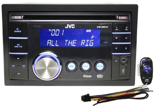 Brand New JVC Kw-xr610 Double Din Receiver with Front Usb Port and Hd/bluetooth/ipod Ready รูปที่ 1