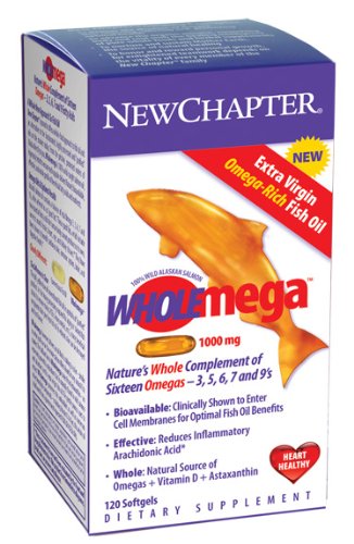 New Chapter - Wholemega 1000mg (120), 1000mg, 120 softgels ( New Chapter Omega 3 ) รูปที่ 2