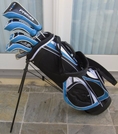 Womens Complete HX-9 Golf Set Driver Wood Hybrids Irons Chipper Putter Bag Ladies Graphite ( Precise Golf )