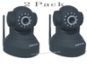 รูปย่อ 2 Pack - Foscam FI8918W Wireless/Wired Pan & Tilt IP Camera with 8 Meter Night Vision and 3.6mm Lens (67° Viewing Angle) - Black. ( CCTV ) รูปที่1