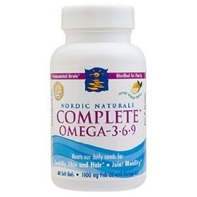 Nordic Naturals - Complete Omega/Lemon, 1000 mg, 60 softgels ( Nordic Naturals Omega 3 ) รูปที่ 1