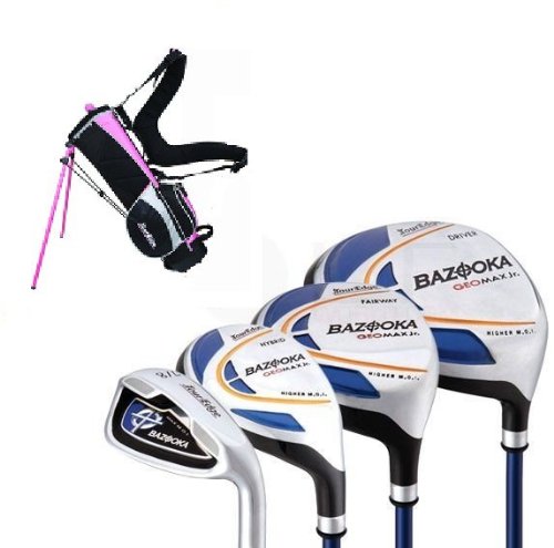 Tour Edge Golf Mfg. Inc. JLSRGJ52912 JRH GEOMAX JR PINK 5X2 9-12 YRS with BAG  รูปที่ 1