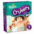 Pampers Cruisers, Size 5, 23-Count (Pack of 6) ( Baby Diaper Pampers )
