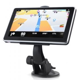 Car GPS Navigator 6 Inch Touchscreen FM Transmitter Bluetooth AVIN Media(SZC6316) รูปที่ 1