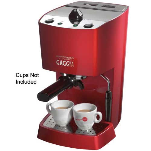 Gaggia Color Semi-Automatic Espresso Maker Red รูปที่ 1