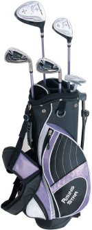 2011 Rising Star Childrens Golf Package Set Ages 8-10 Standard Configuration Lavender ( Paragon Golf ) รูปที่ 1