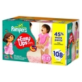 Pampers Easy Ups Value Pack, Girl, Size 2T/3T, 108-Count