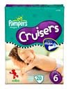 Pampers Cruisers Diapers Size 6 35+ Lbs, 20.0 CT (3 Pack) ( Baby Diaper Pampers ) รูปที่ 1