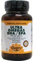 Country Life - Ultra Omega's Dha/Epa, 120 softgels