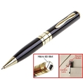 DBTech Mini DVR Video Pen - Gold-accented Executive Pen w/Micro SD Slot Expandable to 8gb, Captures High Res Photos and Video ( CCTV )