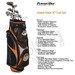 รูปย่อ Powerbilt Grand Slam XT Full Set (Driver, FW, #3 Hybrid, #4 Hybrid, #5-Iron thru PW, Putter, Cart Bag) ( PowerBilt Golf ) รูปที่3
