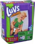 Luvs Ultra Leakguards Blue's Clues Diapers Jumbo Size 6 (Over 35 lbs), 23.0 CT (3 Pack) ( Baby Diaper Luvs )