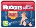 Huggies Little Movers Diaper Jeans Size 3 (16-28 lbs), 29.0 CT (3 Pack) ( Baby Diaper Huggies ) รูปที่ 1