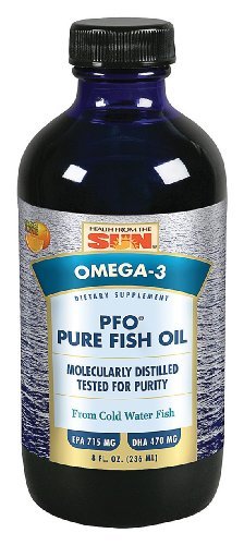 Health from the Sea PFO Pure Fish Oil, Natural Juicy Orange Flavor, 8 fl-Ounce Glass Bottle (236 ml) รูปที่ 1
