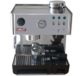 LELIT PL042 LET Classic Style Espresso Maker with integrated Coffee Grinder รูปที่ 1