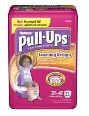 HUGGIES PULLUPS L/D GIRL 2T-3T , 21328 JUMBO LRN DESGN 18-34L รูปที่ 1