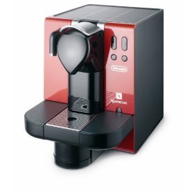 DeLonghi EN660.R Nespresso Lattissima Single-Serve Espresso Maker, Red รูปที่ 1