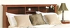 รูปย่อ Queen Size Cherry Platform Bed with Bookcase Headboard  รูปที่4