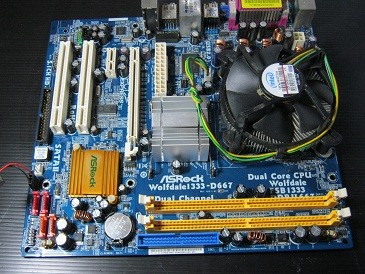 ขายบอร์ดAsrock wolfdale1333+cpu c.d420 1.6(wpg) 1200บ. รูปที่ 4