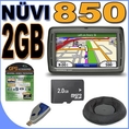 Garmin Nuvi 850 4.3 Inches Portable GPS Navigator with Speech Recognition, 2GB MicroSD, Accessory Saver Bundle and more ( Garmin Car GPS )
