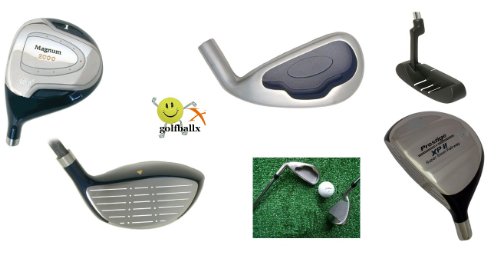 American Golf Exchange: Men's Left Hand XPII Edition Starter Golf Club Set; Callaway Style Irons in Cadet, Regular or Tall Length; Free Putter ( American Golf Golf ) รูปที่ 1