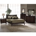 5 Pc Tiburon Bentwood Platform Bed Set - Espresso (King) 