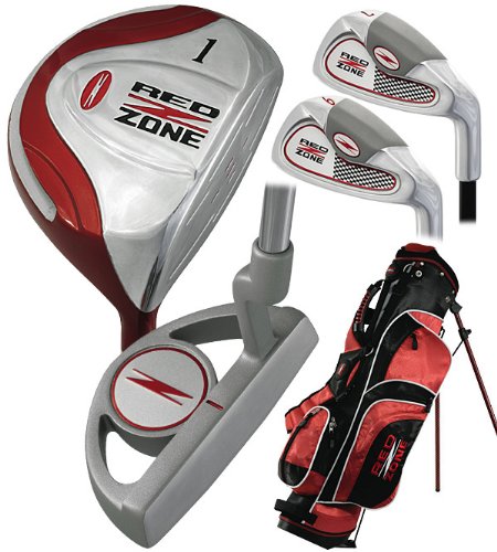 Junior's Merchants of Golf Red Zone 5-piece Junior Stand Bag Set Complete Set ( Merchants of Golf Golf ) รูปที่ 1