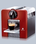 Nespresso D180 Le Cube Espresso and Coffeemaker, Red