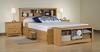 รูปย่อ Prepac Sonoma Maple Full/Double Platform Storage Bed  รูปที่2