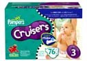 Pampers Cruisers Sesame Street Diapers Size 3 (16-28 Lb), 76.0 CT (2 Pack) ( Baby Diaper Pampers ) รูปที่ 1