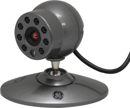 GE 45231 Deluxe MicroCam Wired Color Security Video Camera with Night Vision, Black ( CCTV ) รูปที่ 1