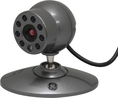 GE 45231 Deluxe MicroCam Wired Color Security Video Camera with Night Vision, Black ( CCTV )