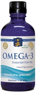 Nordic Naturals Omega-3 Liquid, 8-Ounce Glass Bottle