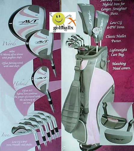 Affinity Ladies Avt Pink Golf Club Set W/bag &Free Putter Regular or Petite Length; Fast Shipping ( American Golf Golf ) รูปที่ 1