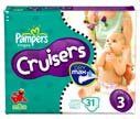 Pampers Cruisers Diapers Size 3 16-28 Lbs, 31.0 CT (3 Pack) รูปที่ 1