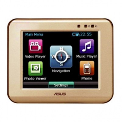 ASUS R300 3.5 Inches Bluetooth Portable GPS Navigator (Gold) ( Asus Car GPS ) รูปที่ 1